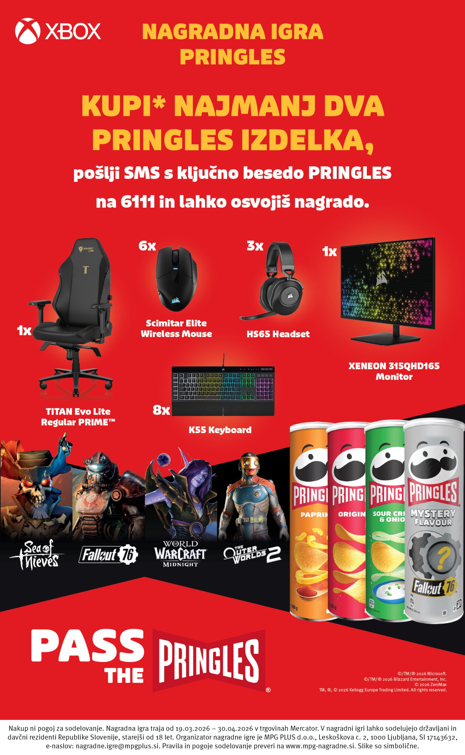 Nagradna igra: Nagradna igra PRINGLES
