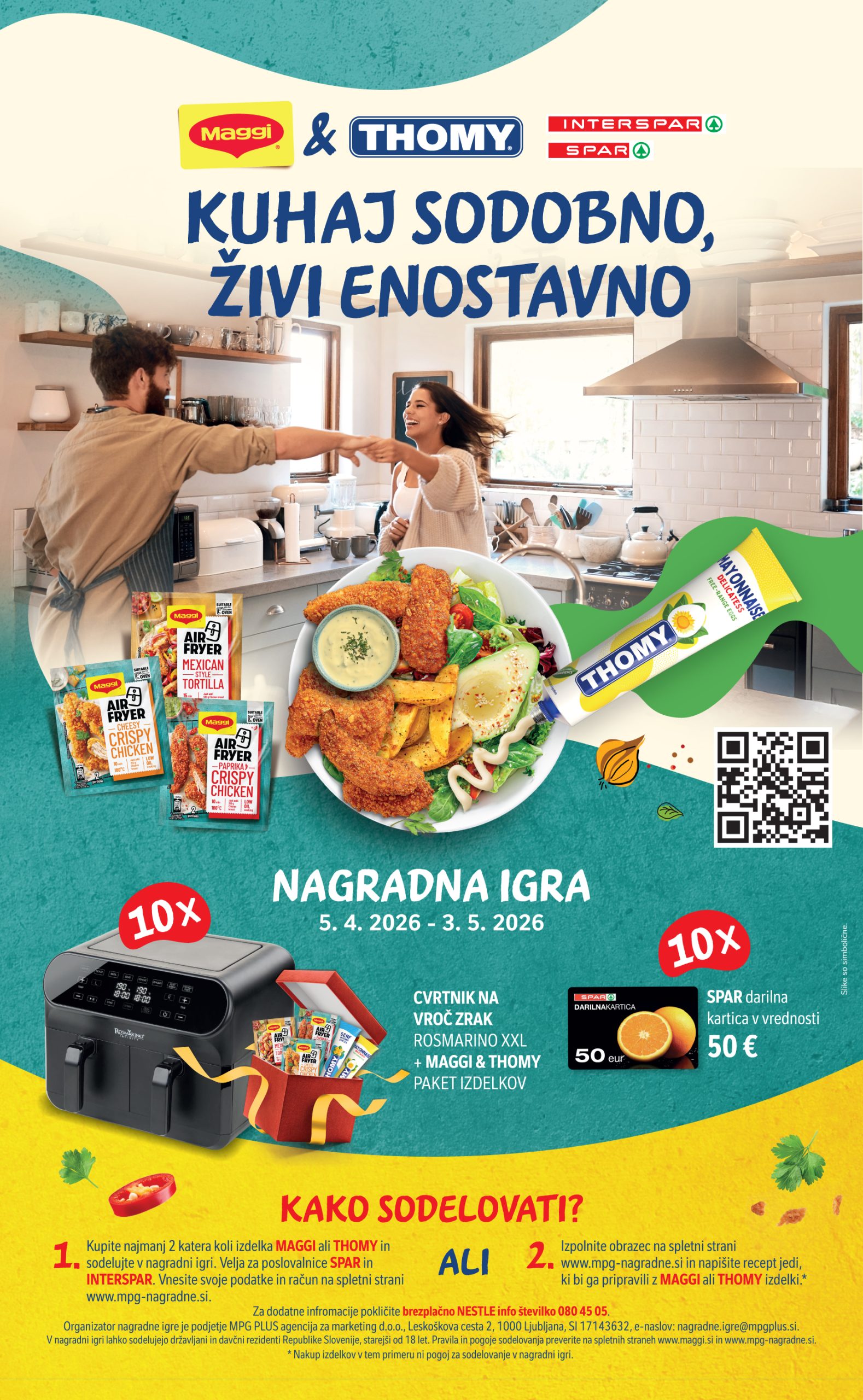 Nagradna igra: KUHAJ SODOBNO, ŽIVI ENOSTAVNO